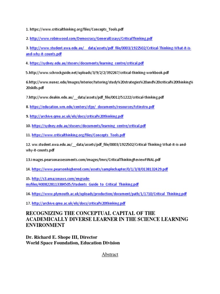 criticalthinking org files concepts_tools